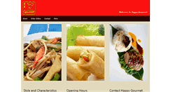 Desktop Screenshot of happygourmet.co.uk